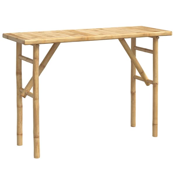 vidaXL Konsolipöytä 115x39x75 cm bambu