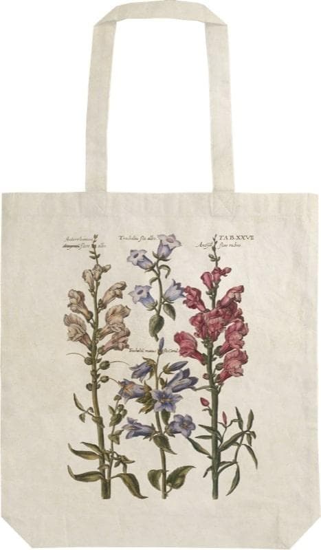 STBAG 72 Bomullspåse Blå Blommor