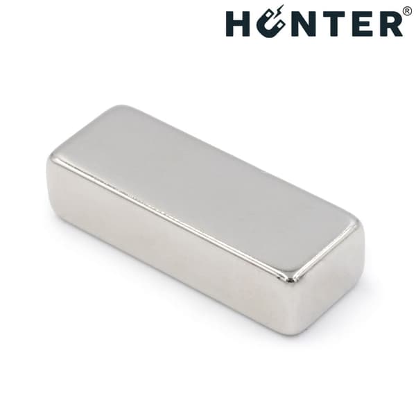 NEODYMMAGNET 40x15x10 mm STARK PLÅT Stång, Rektangulär, HUNTER