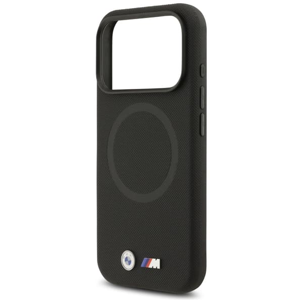 BMW M FW Metal Logo MagSafe-cover til iPhone 17 Pro Max, sort