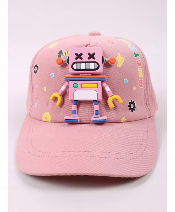 ROBOT 3D PINK BASEBALL CAP YO! 50/54 £031N