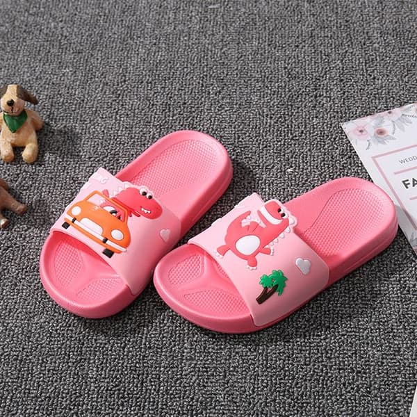 Rosa dinosaurie-poolflip-flops 30/31