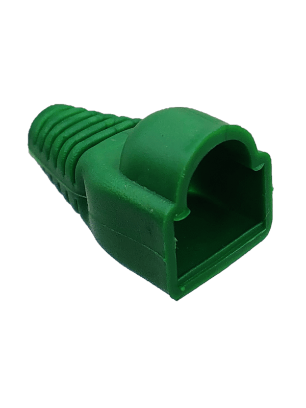 RJ45-kontaktskydd, grönt, förpackning med 100 stycken.