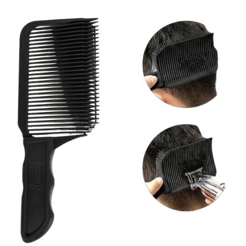 Professionell V-formad fade-hårkam