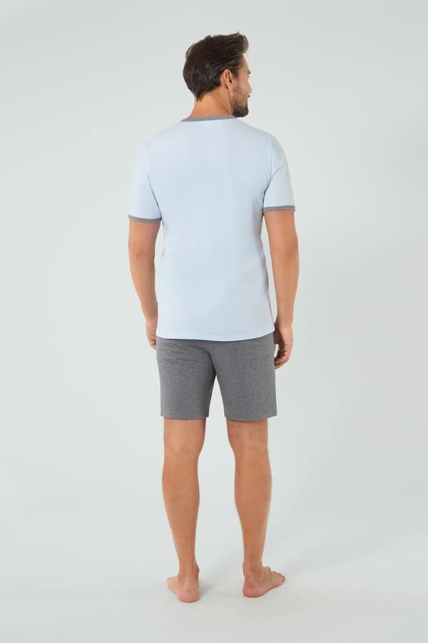 Nikodem herrpyjamas kortärmad, korta byxor XL