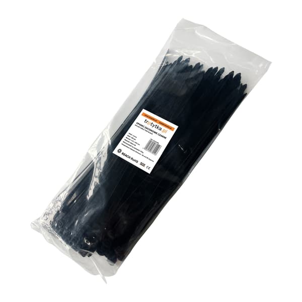 Kabelbindere Tretytki - UV 7,6 x 430 mm, sorte