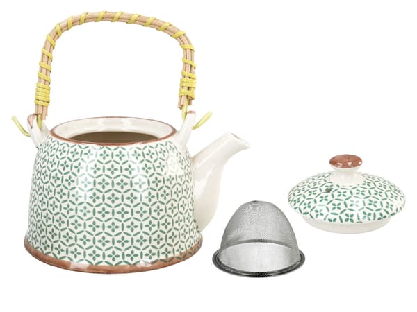 Keramisk elkedel med infuser