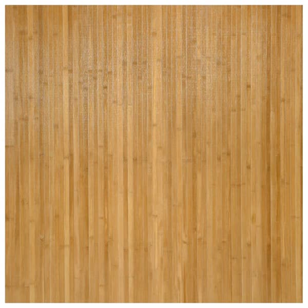 vidaXL Rektangulär matta, naturlig, 100x100 cm, bambu