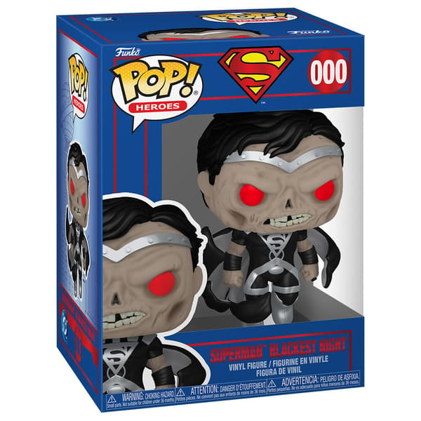 Funko POP DC Super Heroes Superman Blackest Night figur