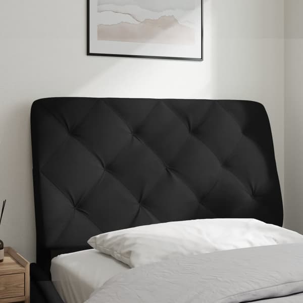 vidaXL hovedgærdehynde, sort, 90 cm, fløjl