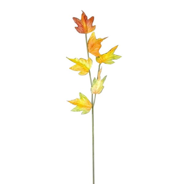 Efterårsbladegren - Orange, 50 cm