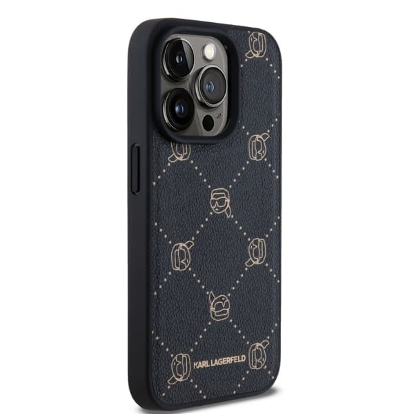 Karl Lagerfeld KLHMP15XPGKHPHK iPhone 15Pro Max 6,7" sort/sort Magsafe Karl Head