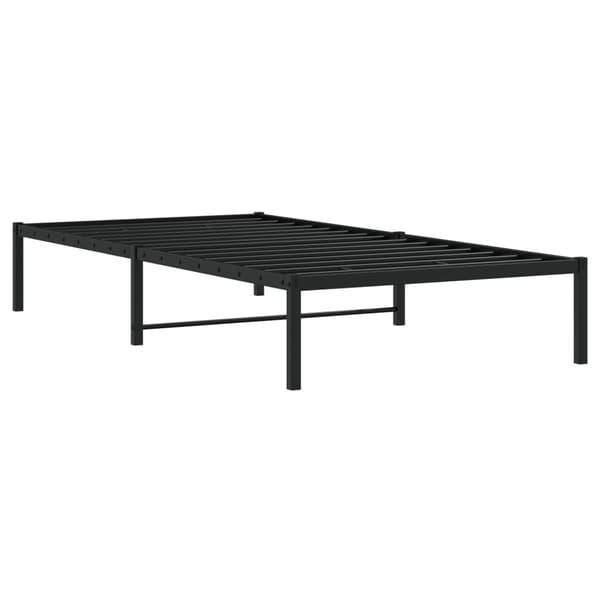 vidaXL metalsengestel sort 100x200 cm
