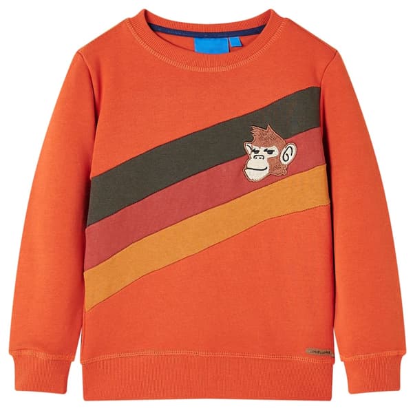 Børnesweatshirt, orange, 116