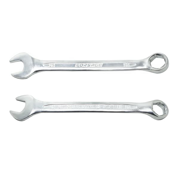 Gaffelnøgle 25 mm Cr-V sekskant