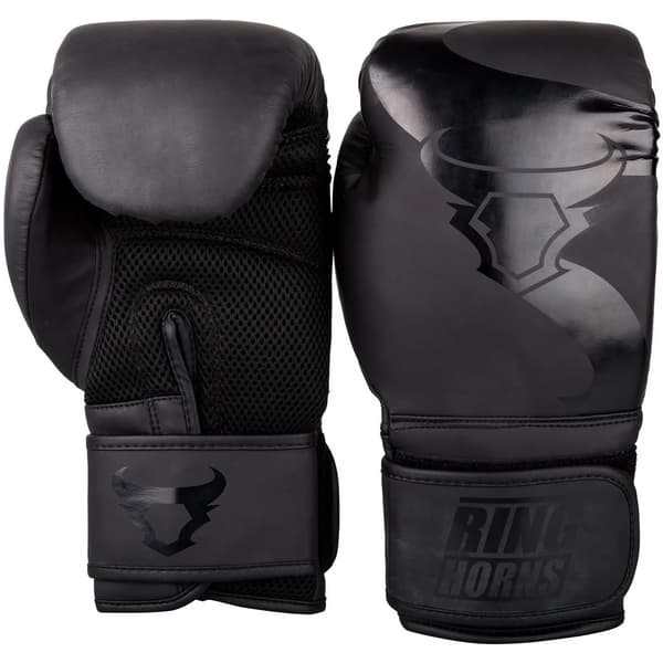 Ringhorns Charger Boksehandsker Sort/Sort 14OZ