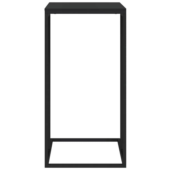 vidaXL sidebord, sort, 40x30x59 cm, træbaseret materiale