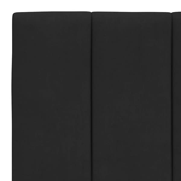 vidaXL Sängynpäädyn tyyny, musta, 100 cm, sametti