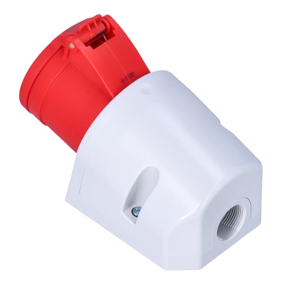 Fast stikkontakt 32A 400V 3P+Z+N IP44