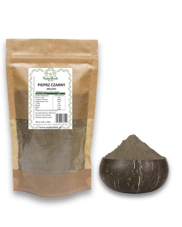 PREMIUM sort peber 50g Naturini