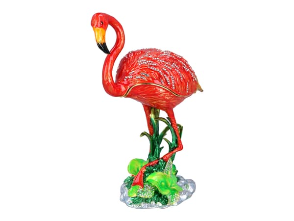Metalllåda - flamingo