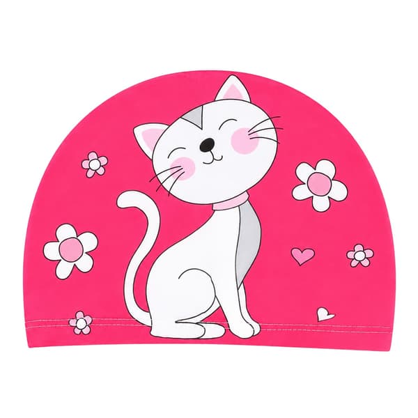 Aqua-Sport junior polyesterblockering tryckt kattblommig rosa AS8642