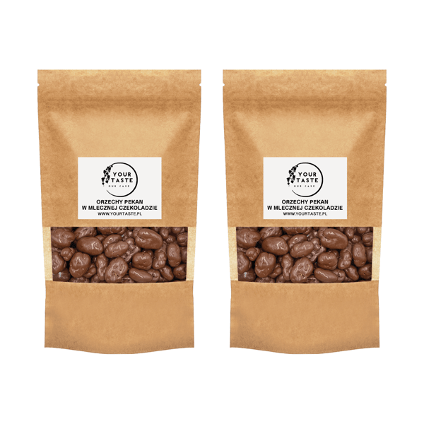 Pekannötter i mjölkchoklad 500 g