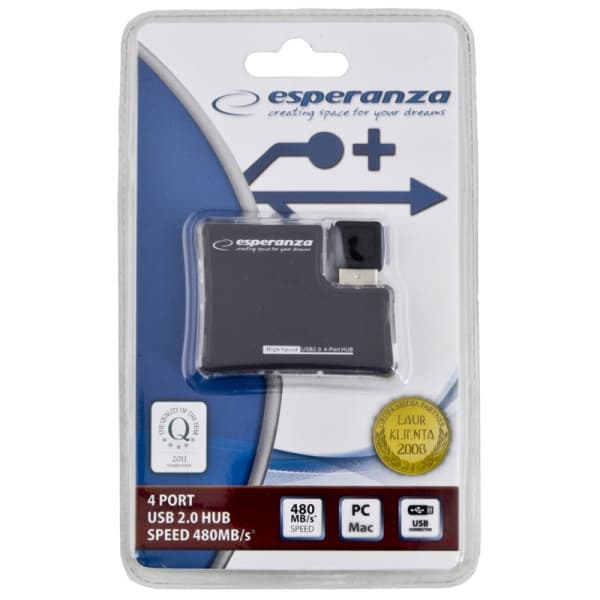 ES268 USB 2.0 HUB 4 PORTE EA124