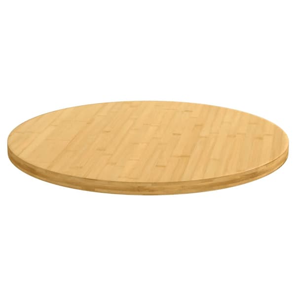 vidaXL Bordsskiva Ø80x2,5 cm bambu