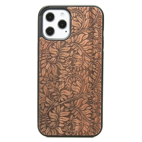 Æbletræsblade Træcover til iPhone 12 Pro Max
