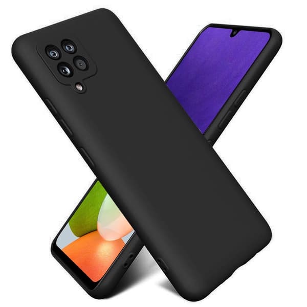 Etui til Samsung Galaxy A22 / M22 4G / LTE, Silikone Lite, sort