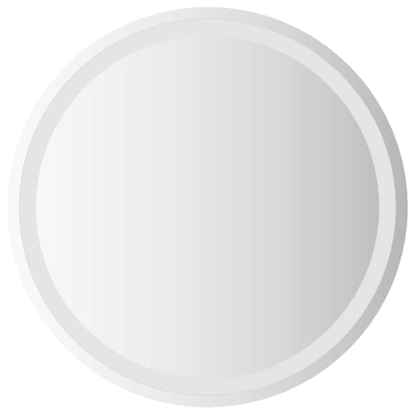 vidaXL Badrumsspegel med LED, rund, 60 cm