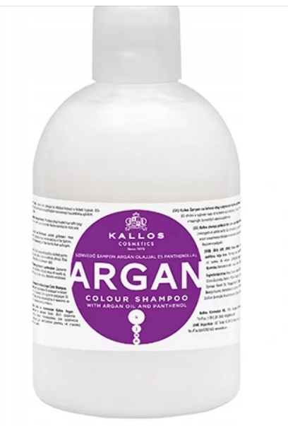 Kallos Arganolie Farveshampoo 1000 ml