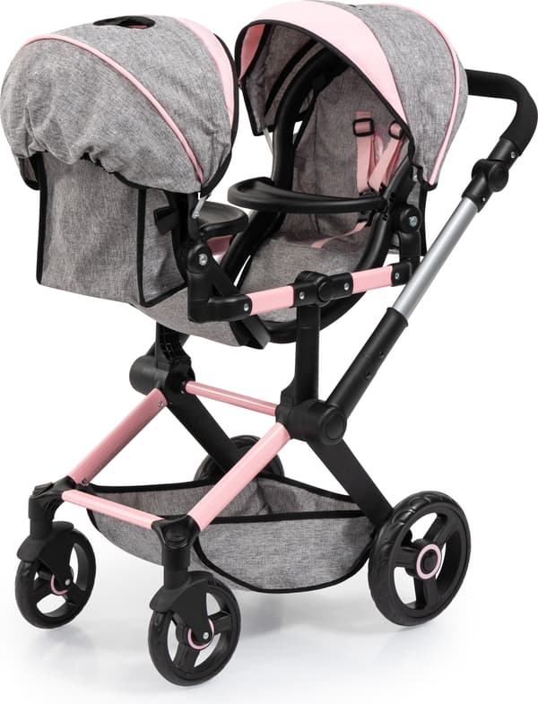 Bayer Design Xeo Twin dockvagn grå 26733AA