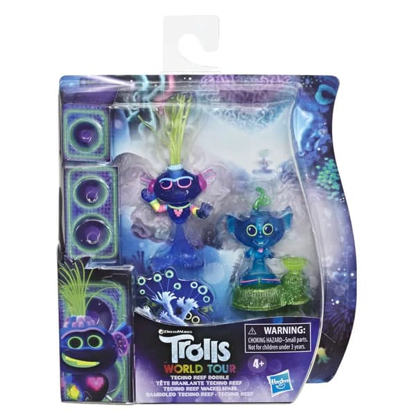 Hasbro Trolls World Tour Techno Reef Bobble 2-pack