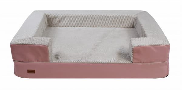 Rex ortopædisk sofa lyserød L - 85 x 70 x 20 cm