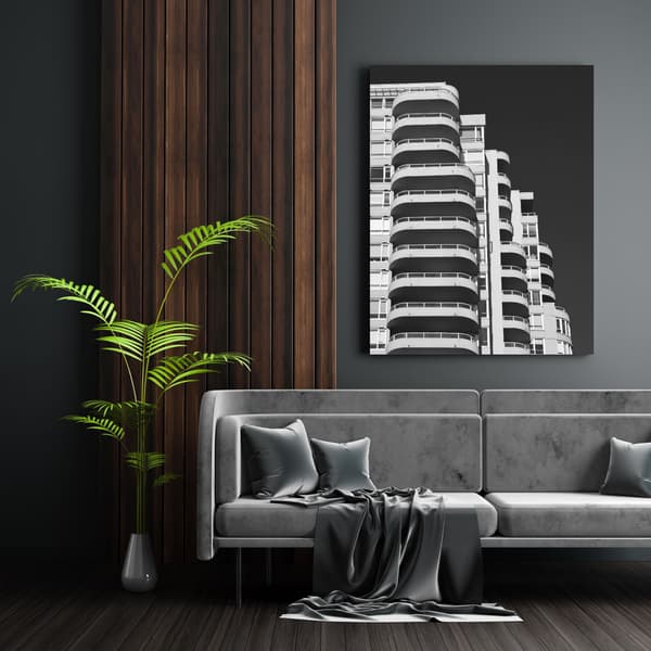 Lærredstryk Arkitektur Balkon 60x120 cm