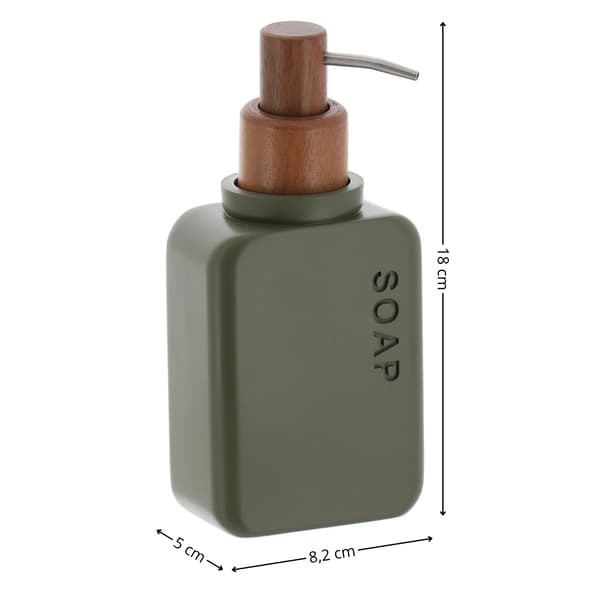 Salva sæbedispenser olivengrøn
