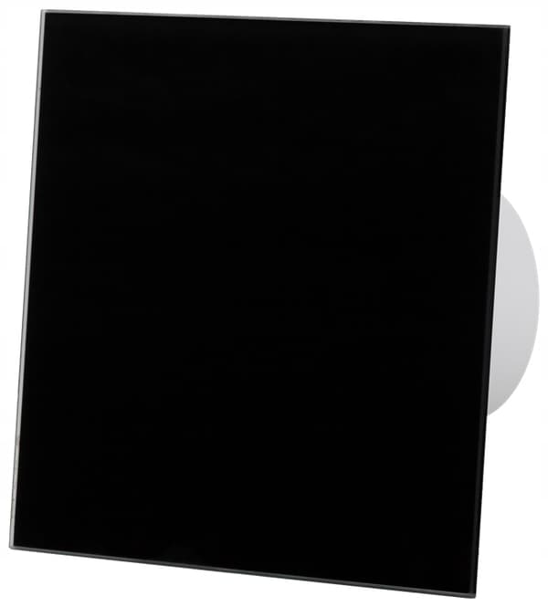 dRim 100 DTS Forsinket Timer Blæser Sort Glas Blank Komplet Blæser Plus Panel