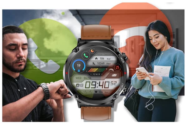 Herr smartklocka GRAVITY GT21-4 - Bluetoothsamtal, Extra rem (sg025d)