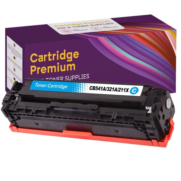 Toner til HP CB541A/CE321A/CF211X Cyan GP