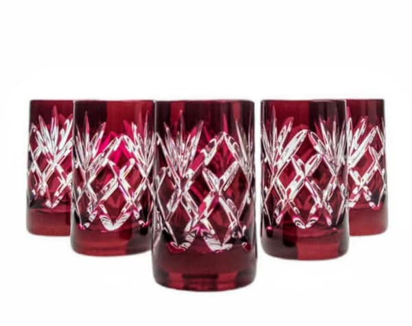 Ruby Crystal Vodka Glas 40 ml Ananas