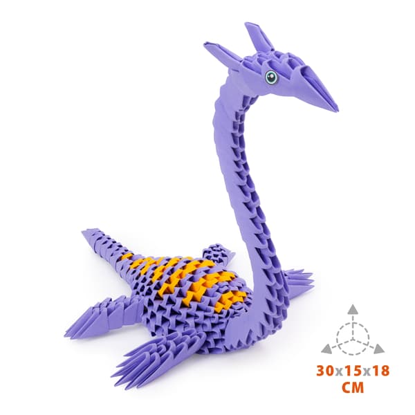3D-origami. Plesiosaurus