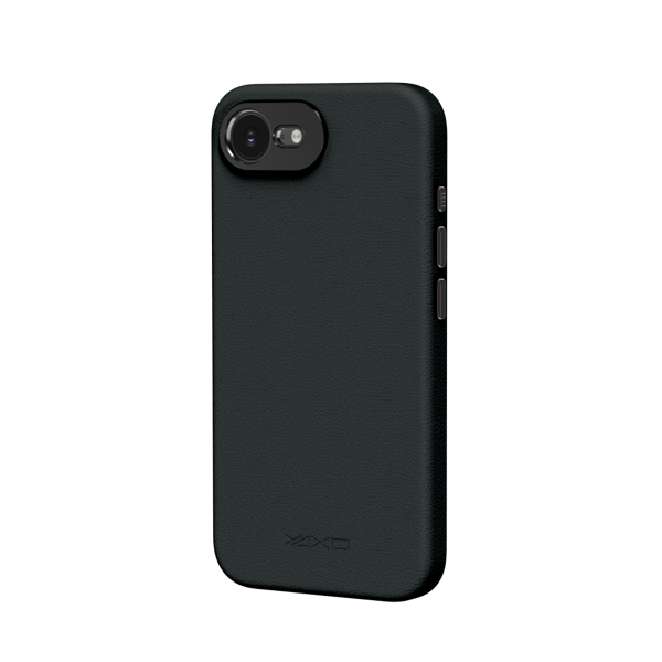 Yaxo Läderfodral Gear Slim MagSafe iPhone 17e Dusty Black
