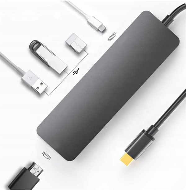 Adapter 5-i-1 USB-C-hubb SC-USH146