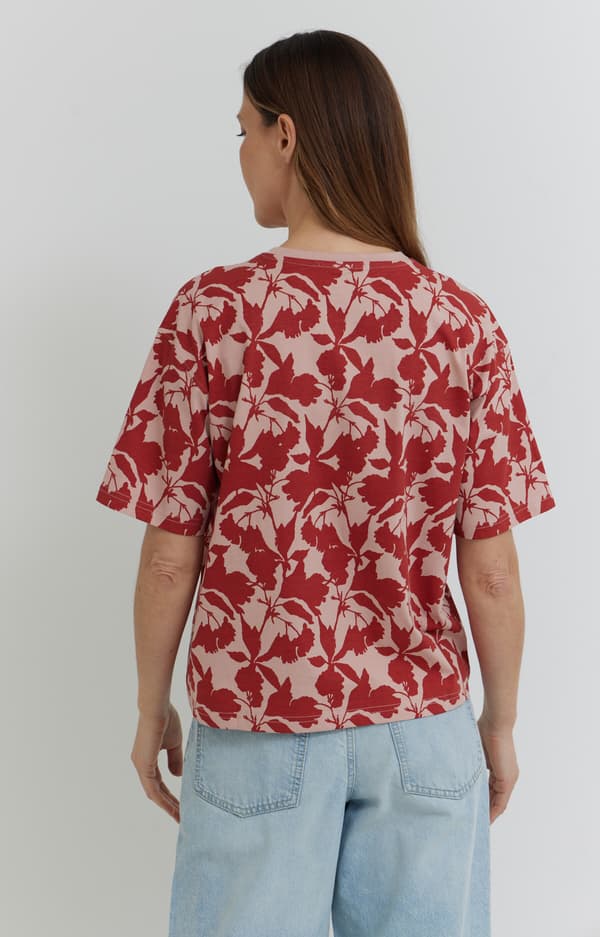 Merceriserad ekologisk bomulls-T-shirt M