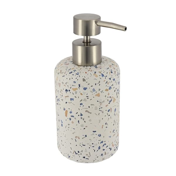 Terrazzo sæbedispenser hvid