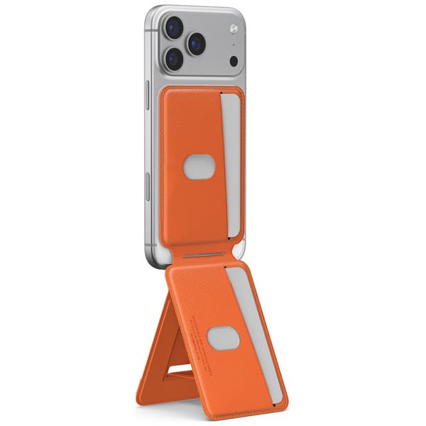 Skinarma Axis Magnetisk Vikbar Stativplånbok Orange