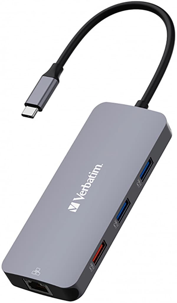Verbatim CMH-09 Grå USB-hubb
