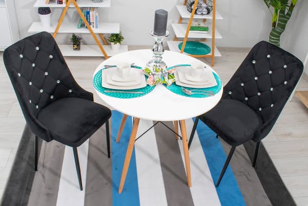 AMORE stol - svart x 2